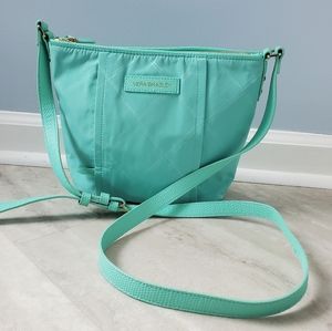 Vera Bradley Preppy Poly Crossbody Mint